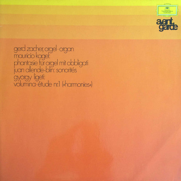 Zacher,Kagel,Allende-blin,Ligeti - Harmonies
