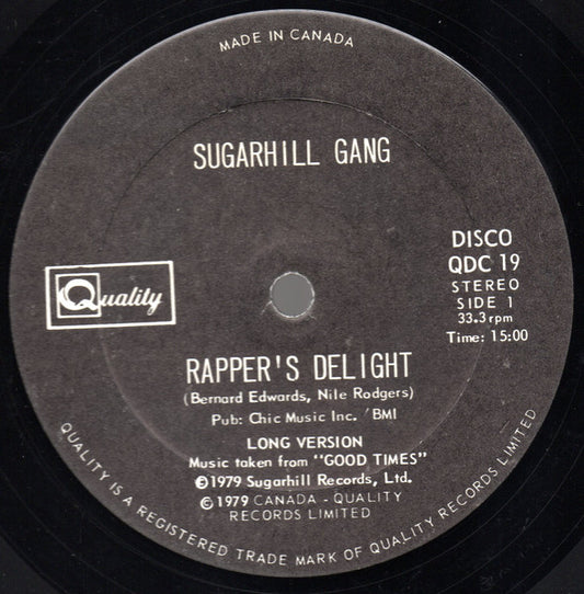 Sugarhill gang - Rapper's delight