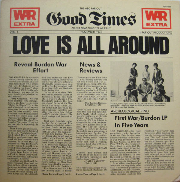 War - Love is all around