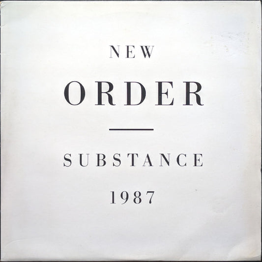 New order - Substance 1987