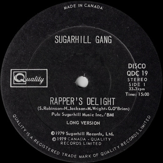 Sugarhill gang - Rapper's delight