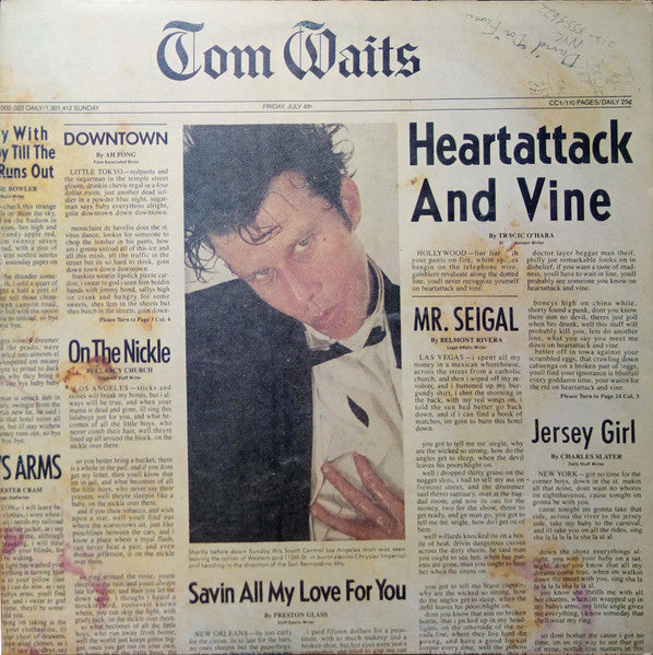 Tom Waits - Heartattack and vine