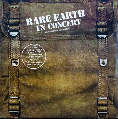 Rare earth - Rare earth in concert